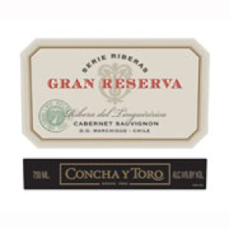 Concha y Toro Gran Reserva Serie Riberas Cabernet Sauvignon 2009 Front Label