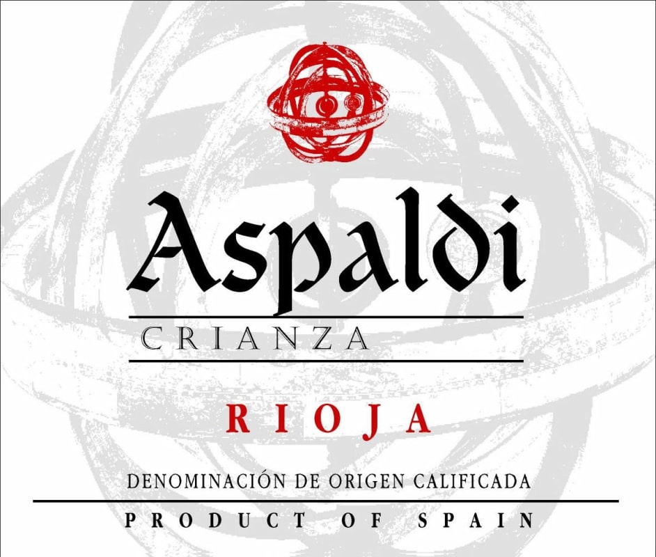 Heredad Ugarte Aspaldi Crianza 2007 Front Label