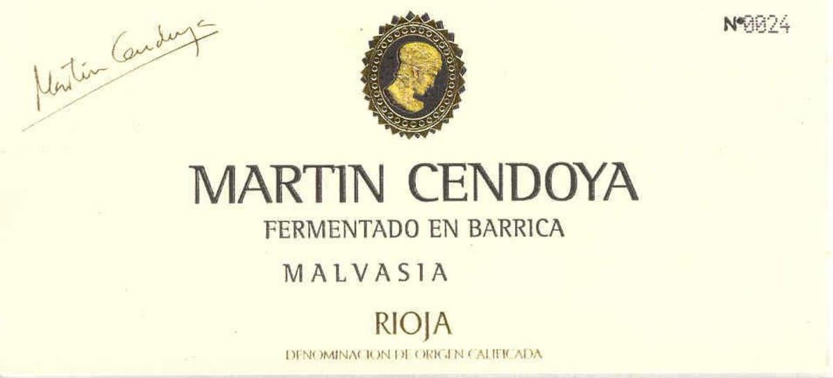 Heredad Ugarte Martin Cendoya Malvasia 2009 Front Label