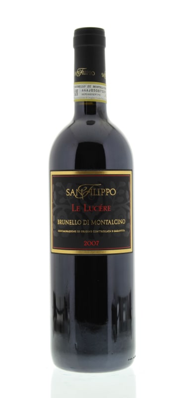 San Filippo Brunello di Montalcino Le Lucere 2007 Front Bottle Shot