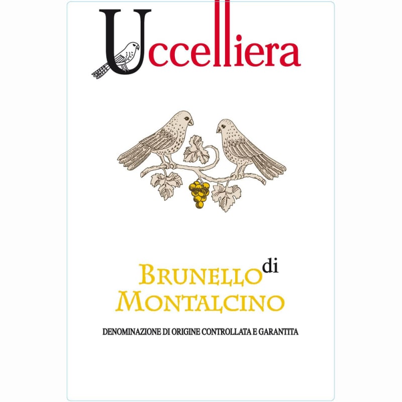 Uccelliera Brunello di Montalcino 2007 Front Label