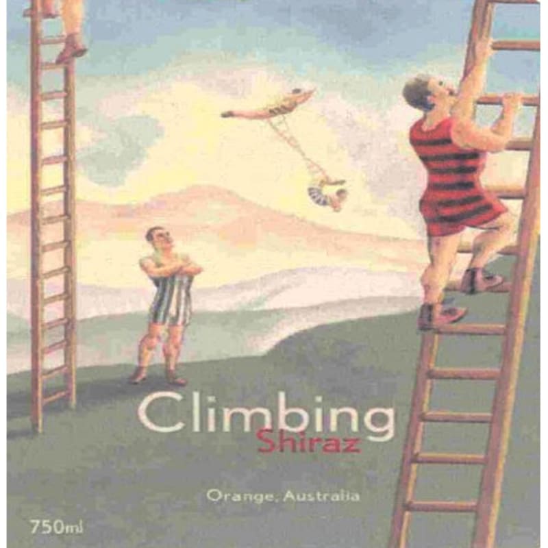 Climbing Shiraz 2009 Front Label