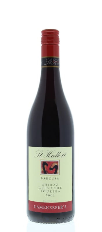 St Hallett Gamekeepers Reserve Shiraz-Grenache 2009 Front Bottle Shot