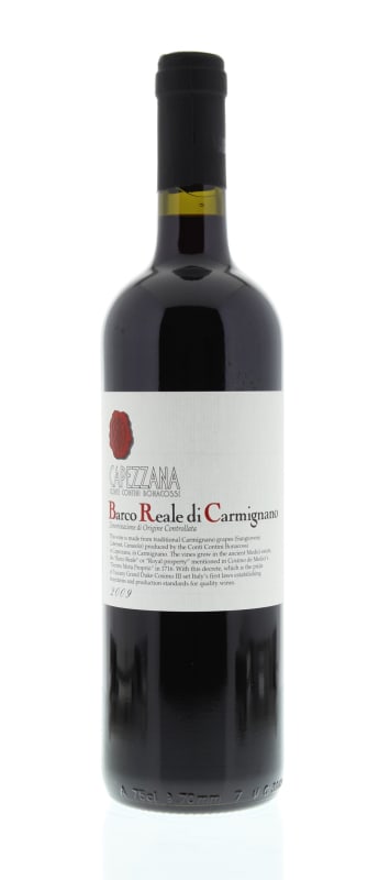 Capezzana Barco Reale di Carmignano 2009 Front Bottle Shot