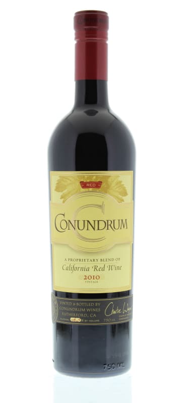 Conundrum Red Blend 2010 Front Bottle Shot