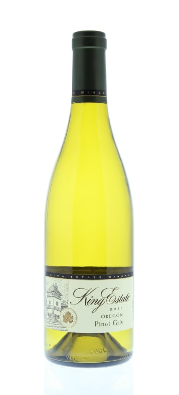 King Estate Signature Collection Pinot Gris 2011 Front Bottle Shot