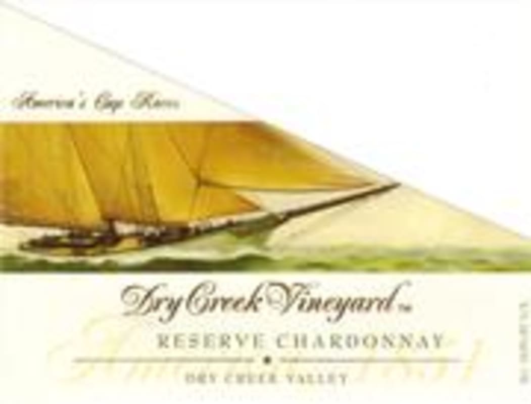 Dry Creek Vineyard Reserve Chardonnay 1998 Front Label