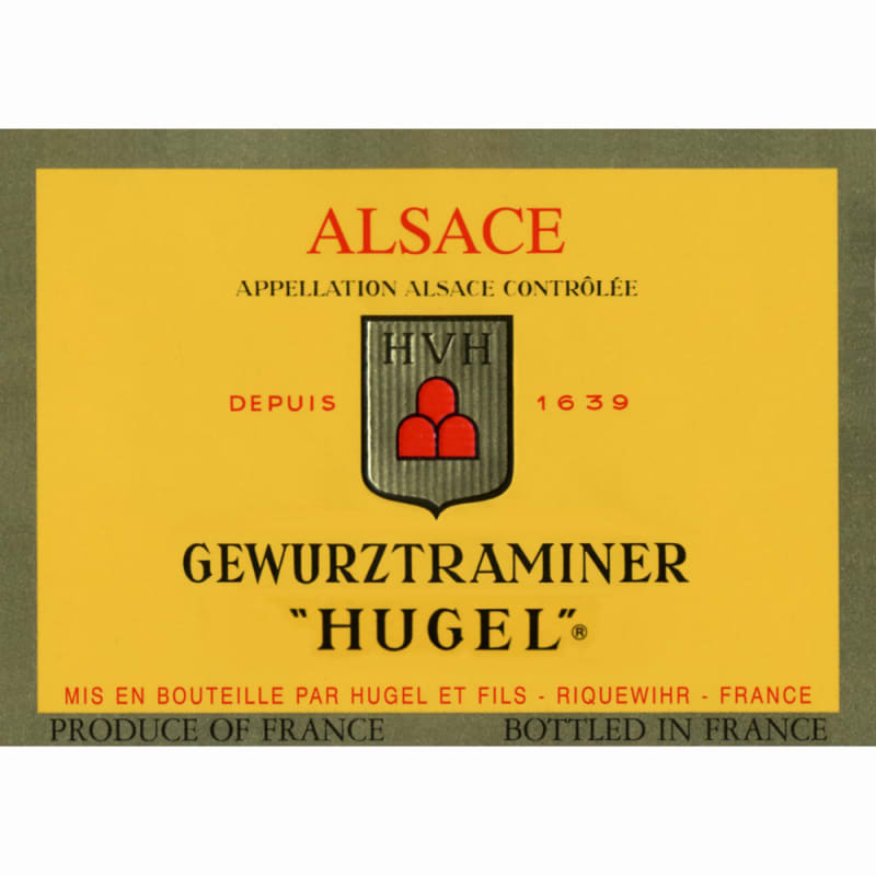 Hugel Gewurztraminer 2010 Front Label