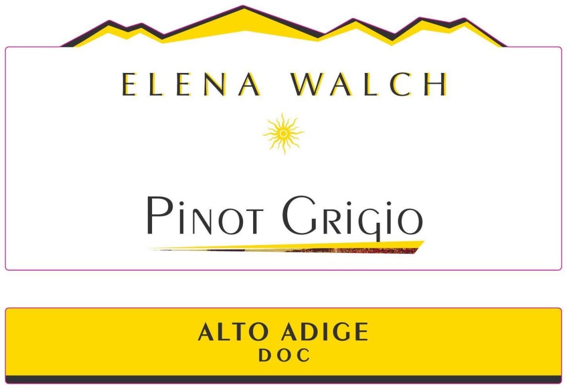 Elena Walch Pinot Grigio 2013 Front Label