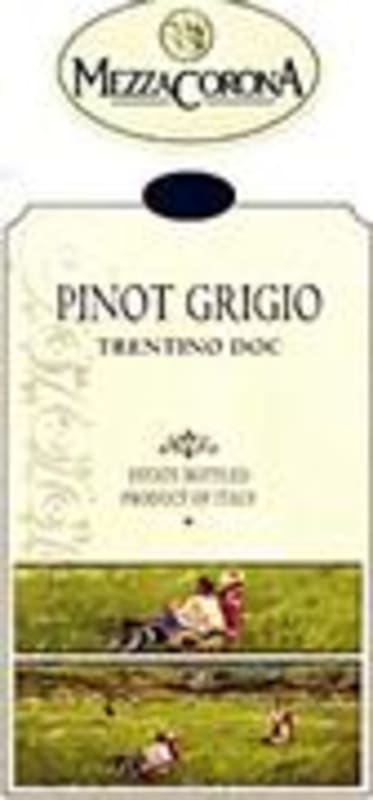 Mezzacorona Pinot Grigio 1999 Front Label