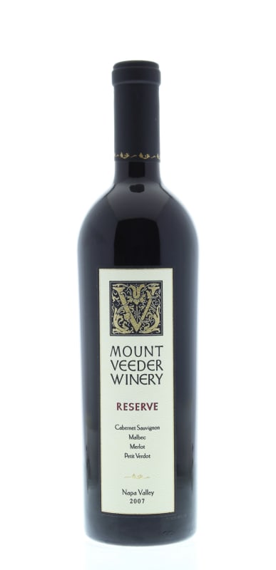 Mount Veeder Winery Reserve Red 2007 Front Bottle Shot