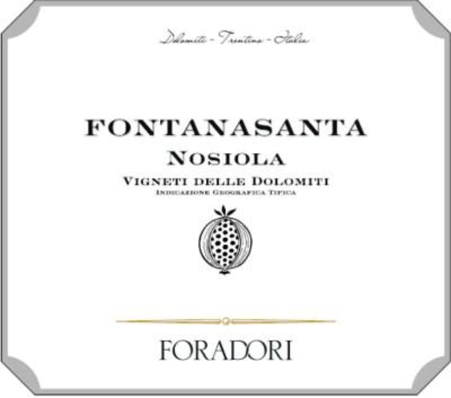 Foradori Fontanasanta Nosiola 2013 Front Label