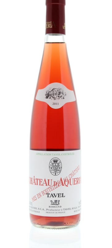 Chateau D'Aqueria Tavel Rose 2011 Front Bottle Shot