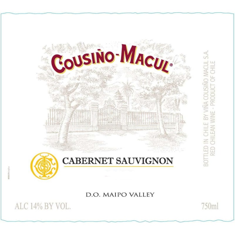 Cousino Macul Cabernet Sauvignon 2011 Front Label