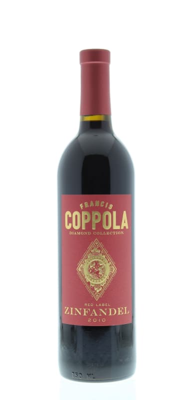 Francis Ford Coppola Diamond Collection Zinfandel 2010 Front Bottle Shot