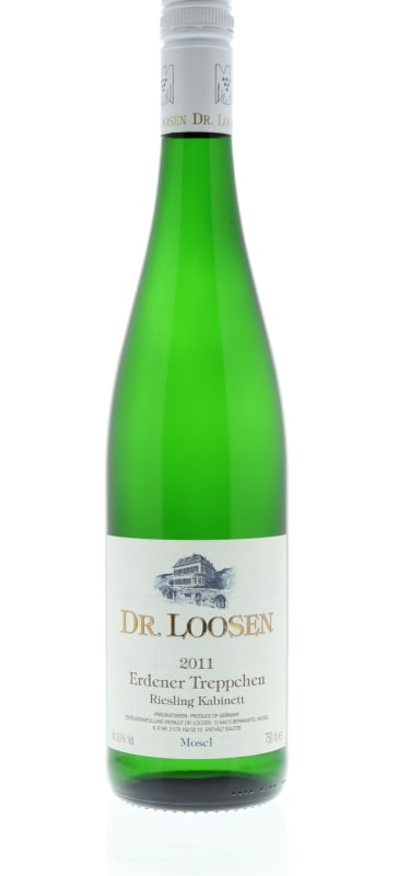 Dr. Loosen Erdener Treppchen Riesling Kabinett 2011 Front Bottle Shot