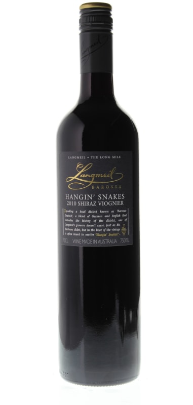 Langmeil Hangin' Snakes Shiraz-Viognier 2010 Front Bottle Shot