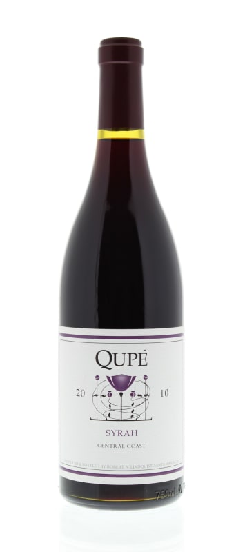 Qupe Central Coast Syrah 2010 Front Bottle Shot