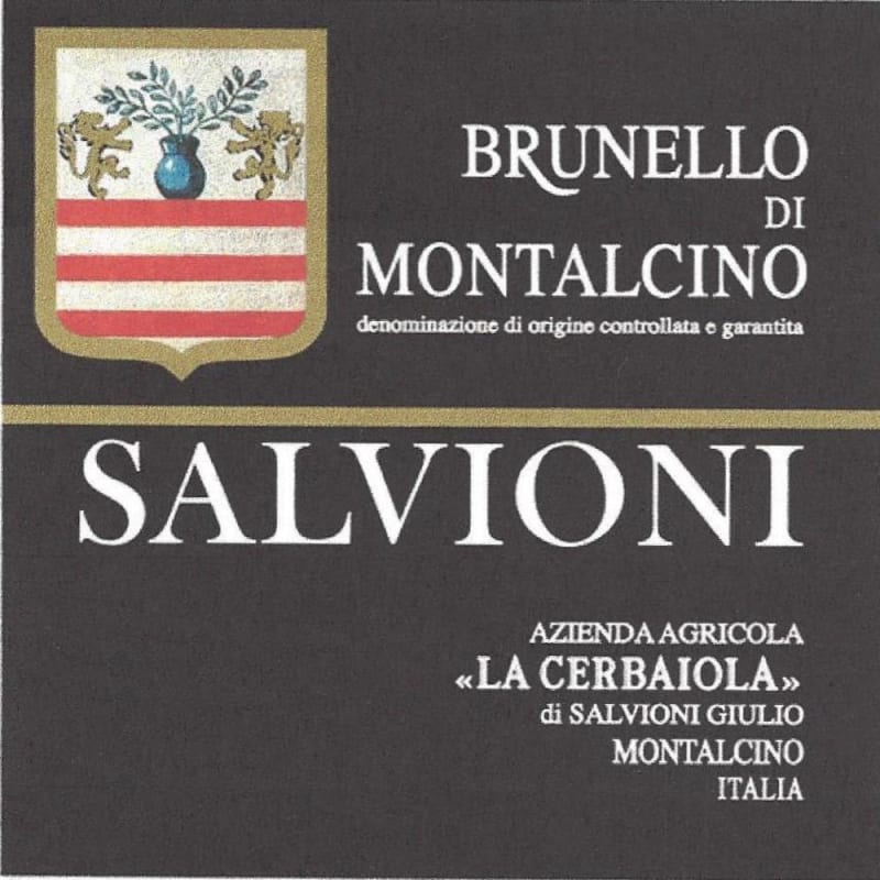 Salvioni Brunello di Montalcino 2007 Front Label