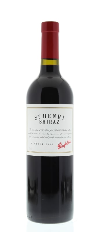 Penfolds St. Henri Shiraz 2008 Front Bottle Shot