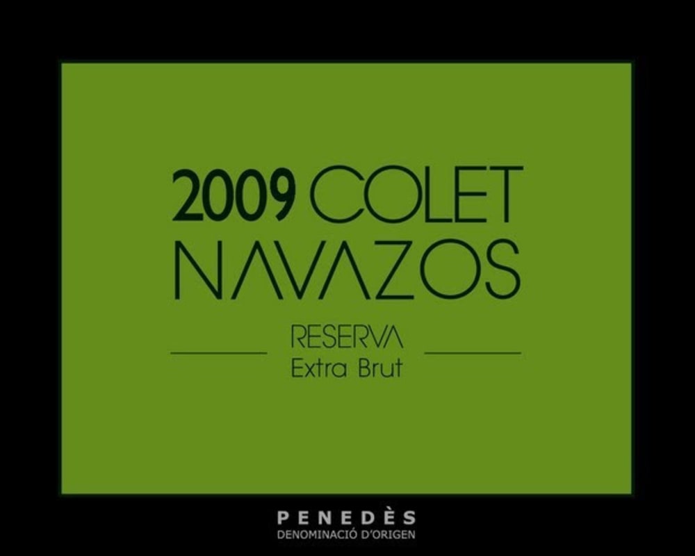 Equipo Navazos Colet Navazos Reserva Extra Brut 2009 Front Label