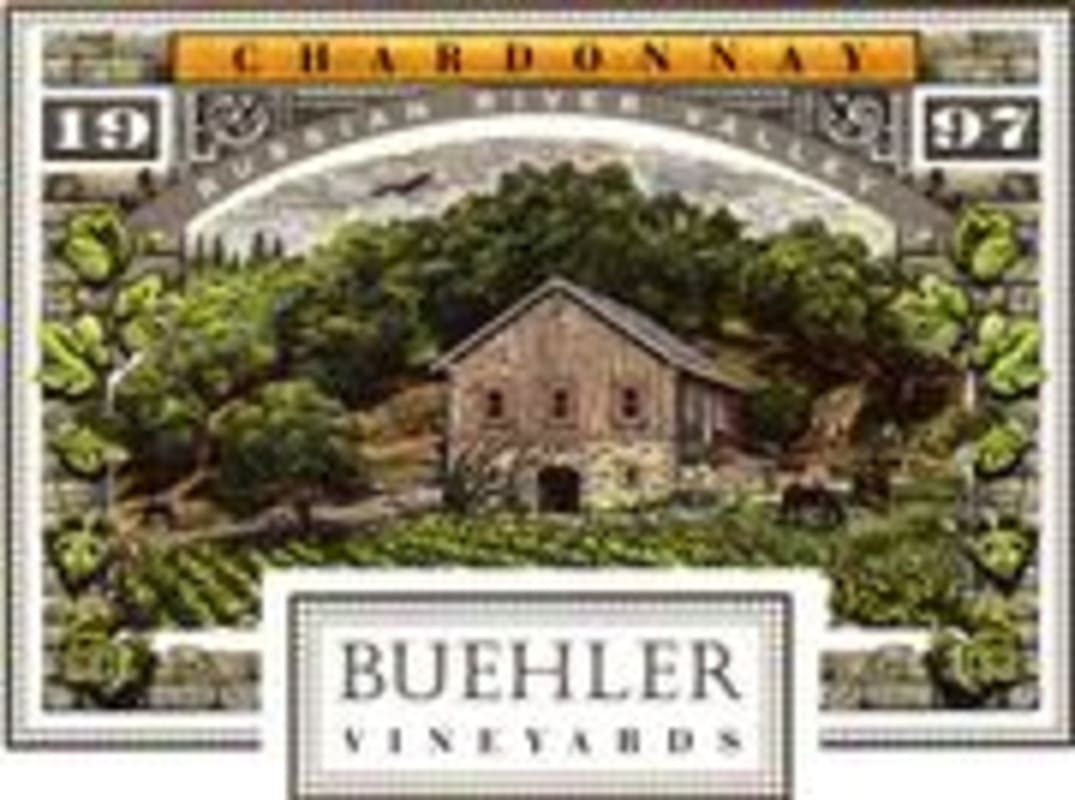 Buehler Russian River Chardonnay 1997 Front Label