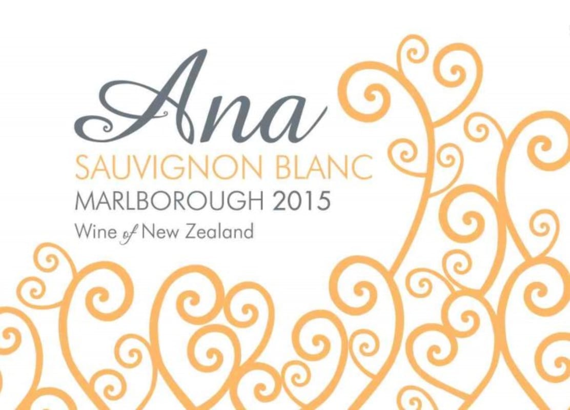 Eradus Ana Sauvignon Blanc 2015 Front Label