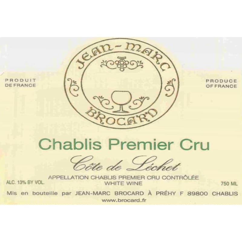 Brocard Cote de Lechet 2007 Front Label