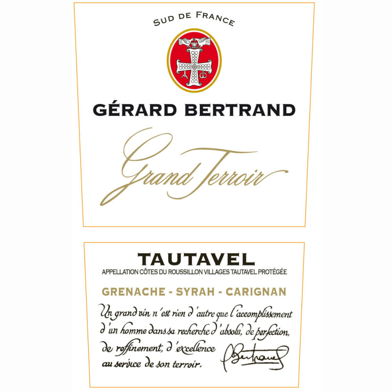 Gerard Bertrand Grand Terroir Tautavel 2008 Front Label