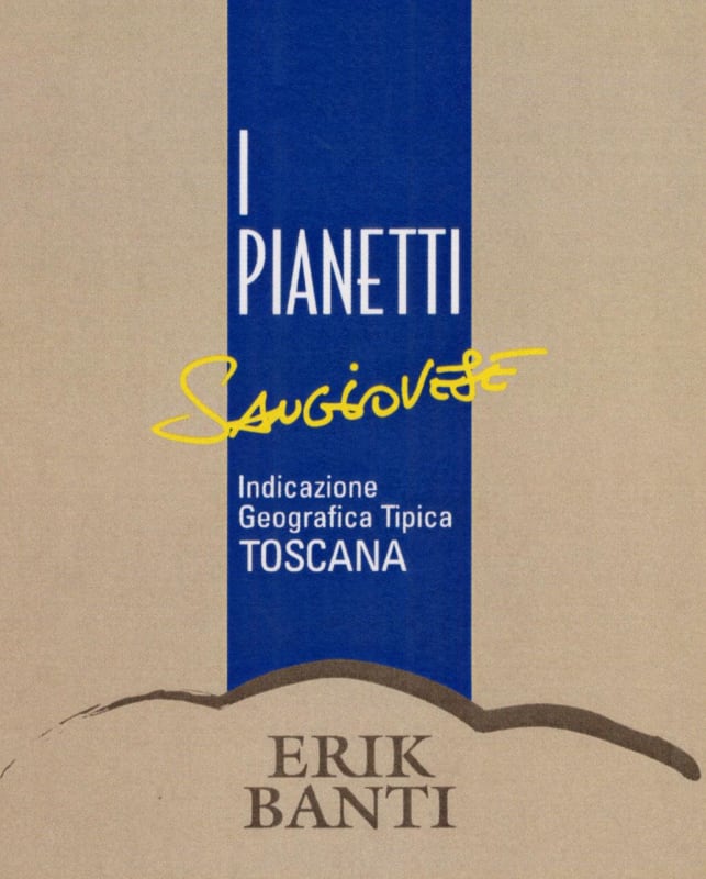 Banti Toscana Pianetti 2004 Front Label
