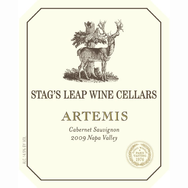 Stag's Leap Wine Cellars Artemis Cabernet Sauvignon (375ML half-bottle) 2009 Front Label