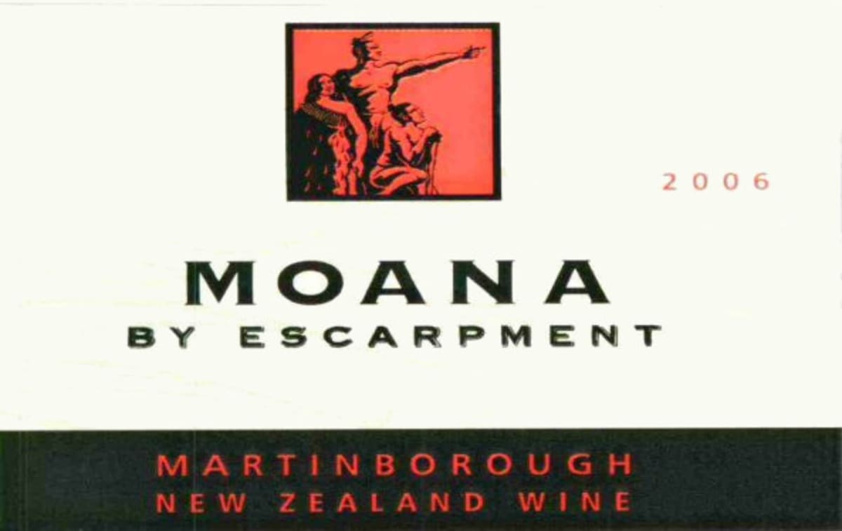 Escarpment Moana Pinot Noir 2006 Front Label
