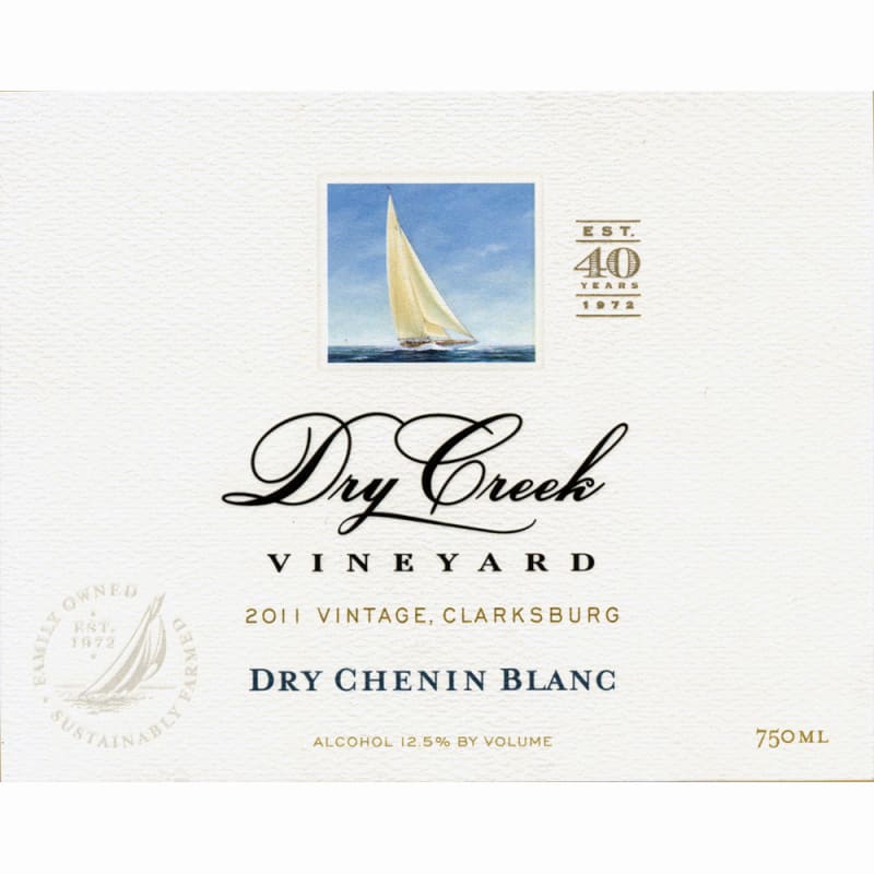 Dry Creek Vineyard Dry Chenin Blanc 2011 Front Label