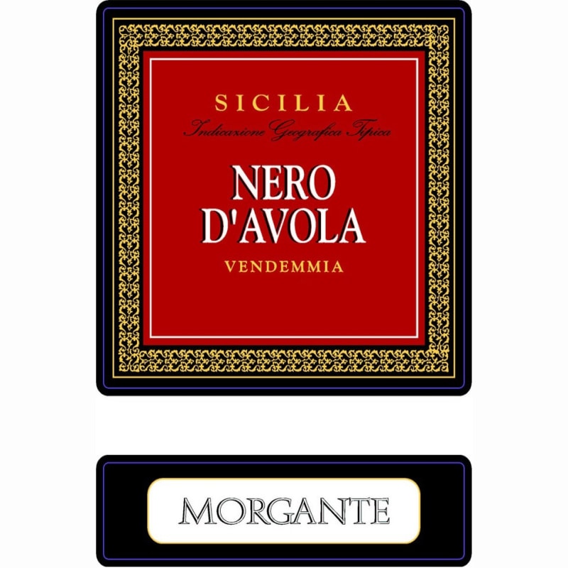 Morgante Nero d'Avola 2010 Front Label