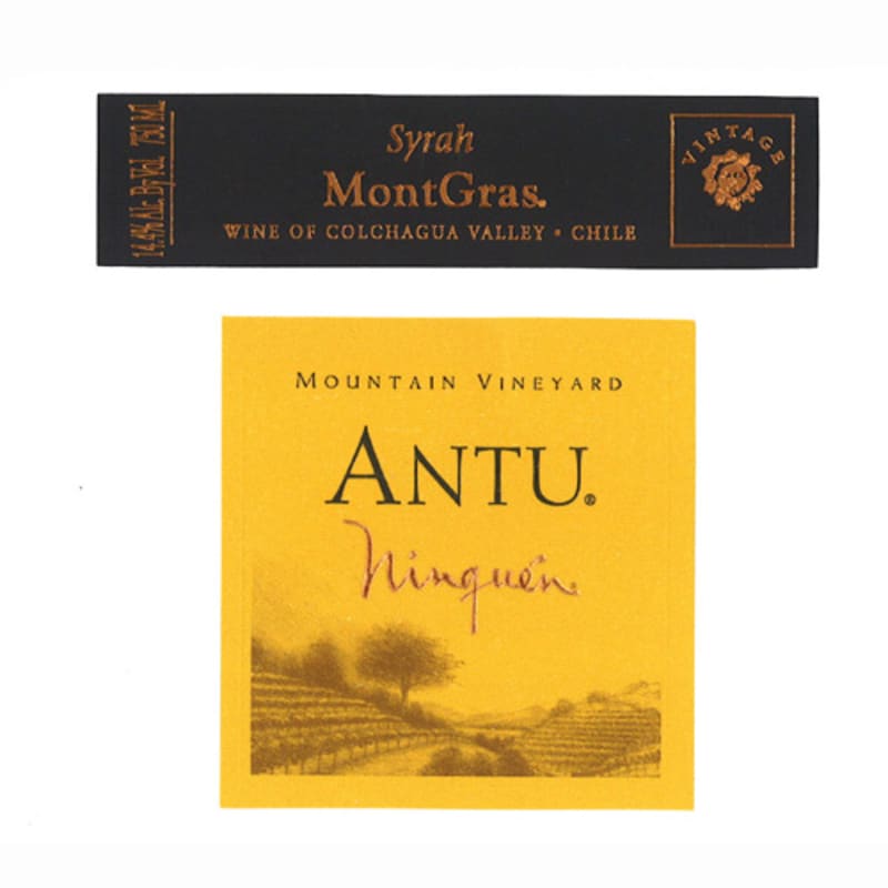 MontGras Antu Syrah 2010 Front Label