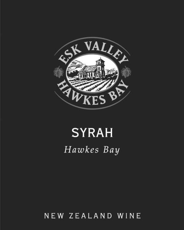 Esk Valley Hawkes Bay Syrah 2012 Front Label