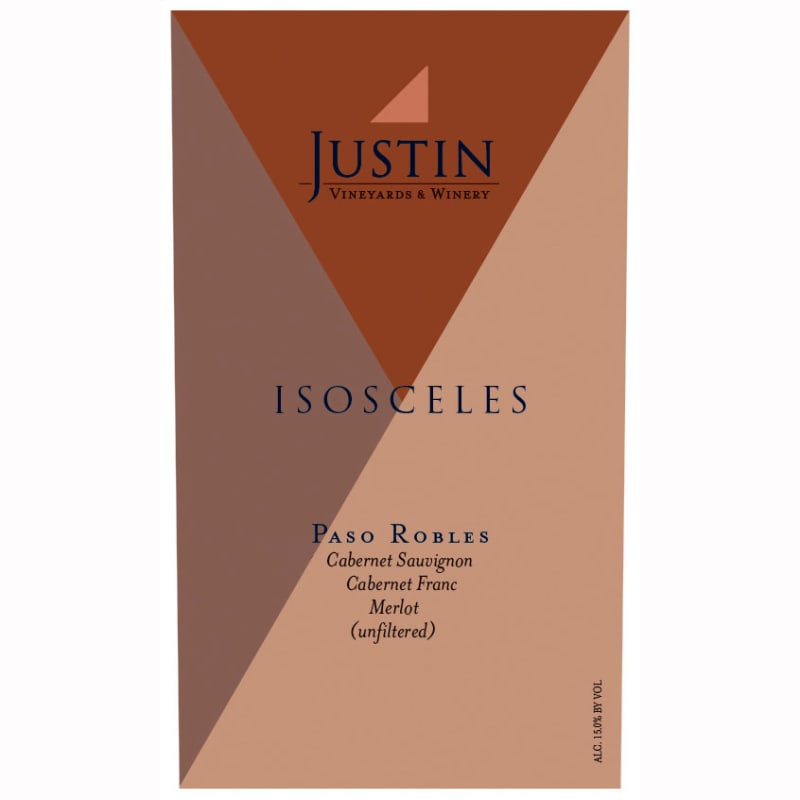 Justin Isosceles 2009 Front Label