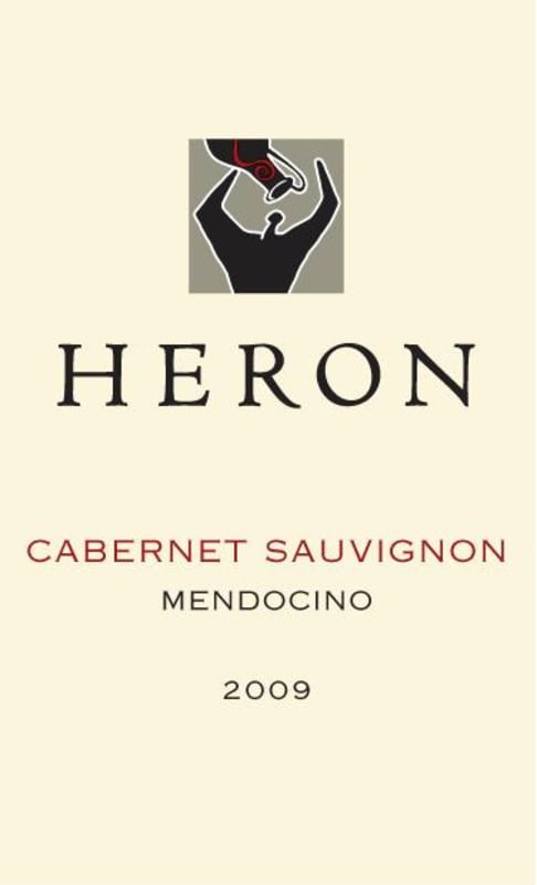 Heron Mendocino Cabernet Sauvignon 2009 Front Label