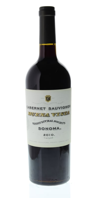 Buena Vista Sonoma Cabernet Sauvignon 2010 Front Bottle Shot