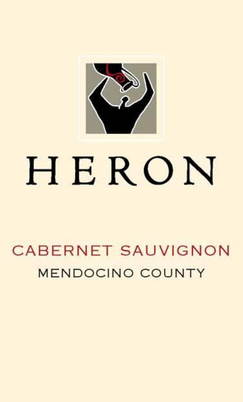 Heron Mendocino Cabernet Sauvignon 2014 Front Label