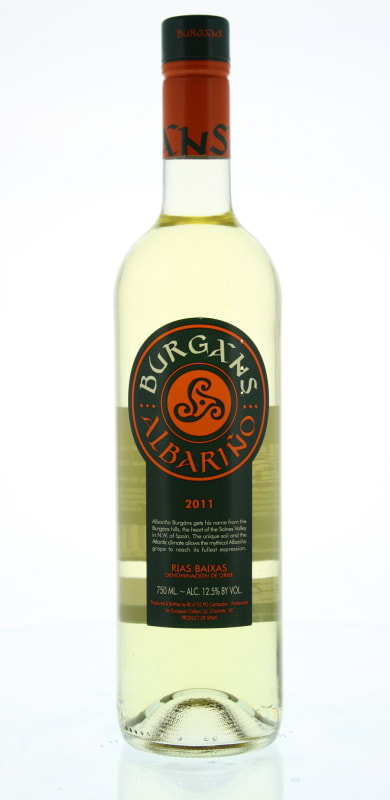 Burgans Albarino 2011 Front Bottle Shot