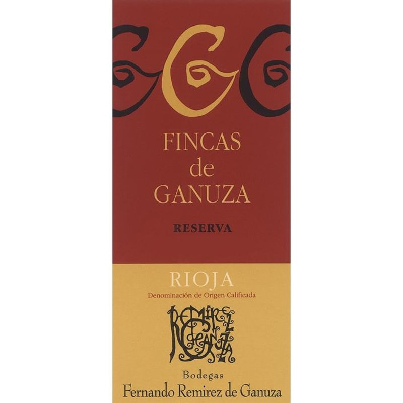Remirez de Ganuza Fincas de Ganuza Rioja Reserva 2005 Front Label
