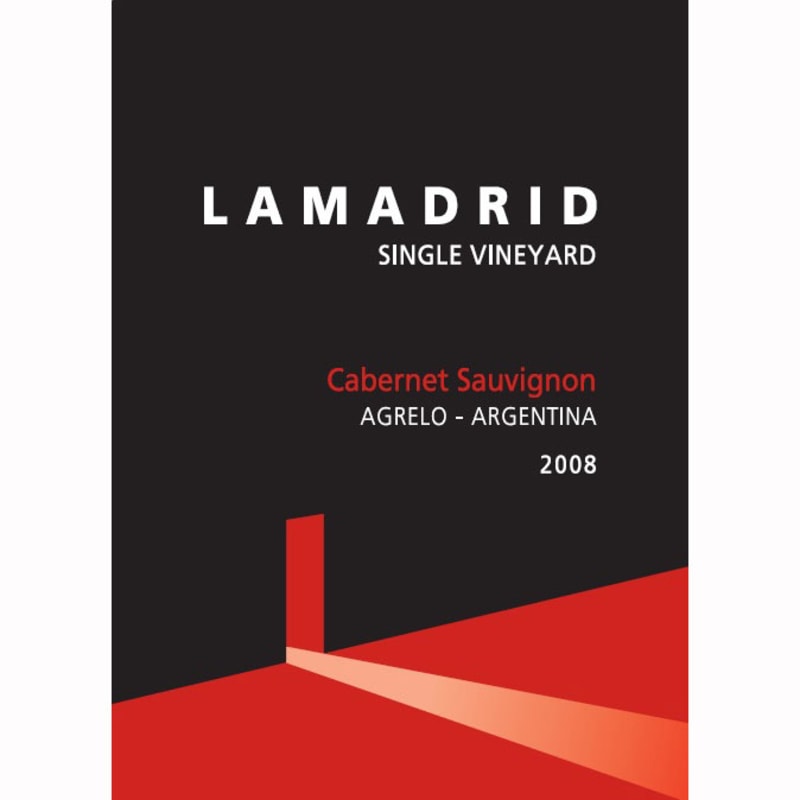 Lamadrid Single Vineyard Cabernet Sauvignon 2010 Front Label