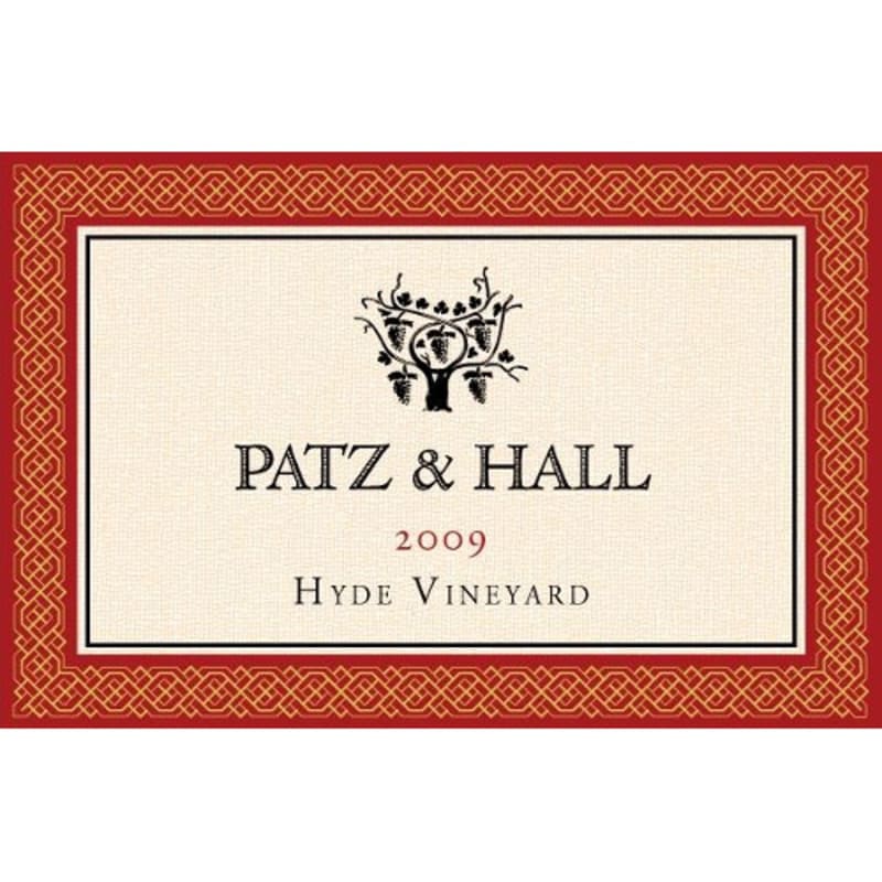 Patz & Hall Hyde Vineyard Pinot Noir 2009 Front Label