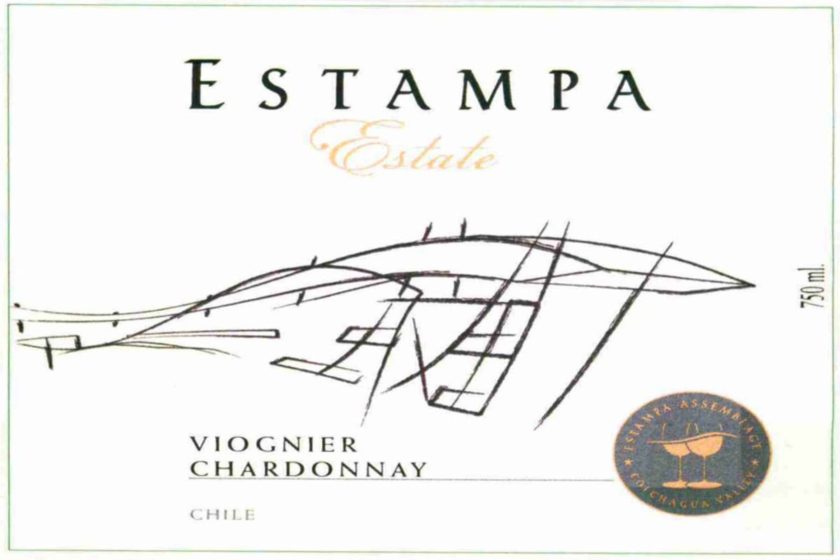 Estampa Estate Viognier Chardonnay 2012 Front Label