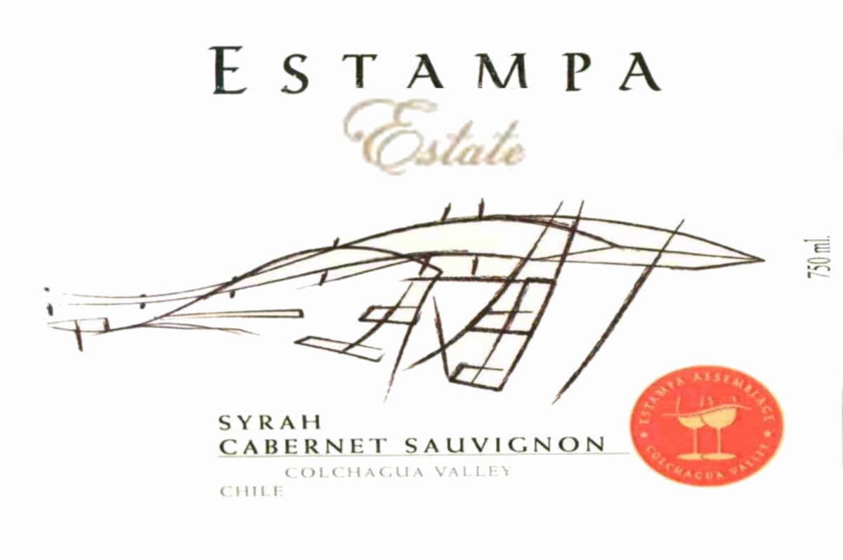 Estampa Estate Syrah Cabernet Sauvignon 2011 Front Label