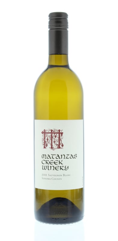 Matanzas Creek Sonoma County Sauvignon Blanc 2011 Front Bottle Shot