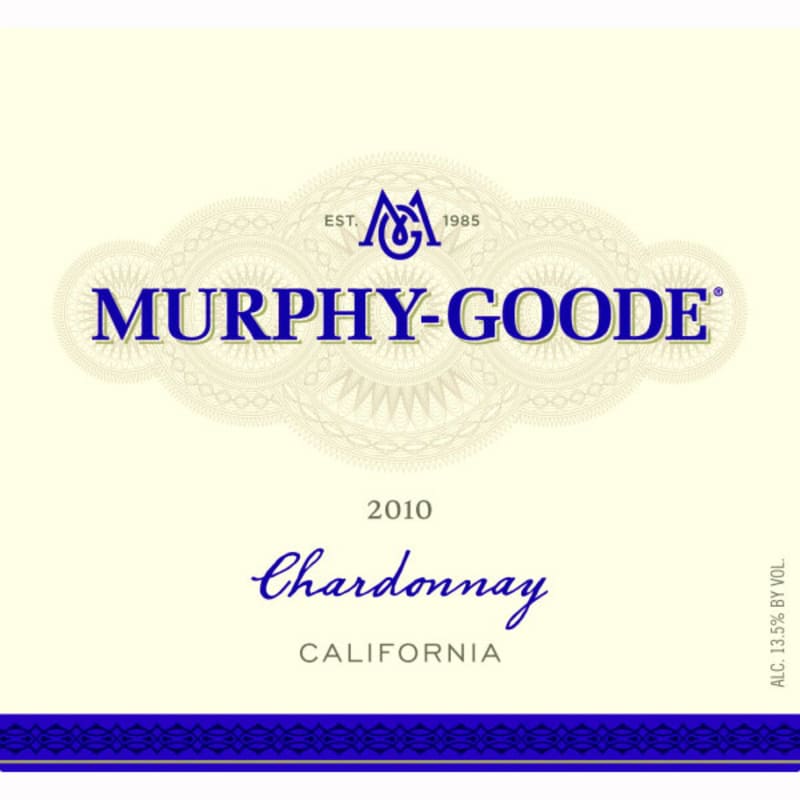 Murphy-Goode California Chardonnay 2010 Front Label