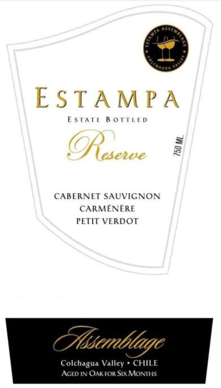 Estampa Assemblage Reserve Cabernet Sauvignon 2008 Front Label