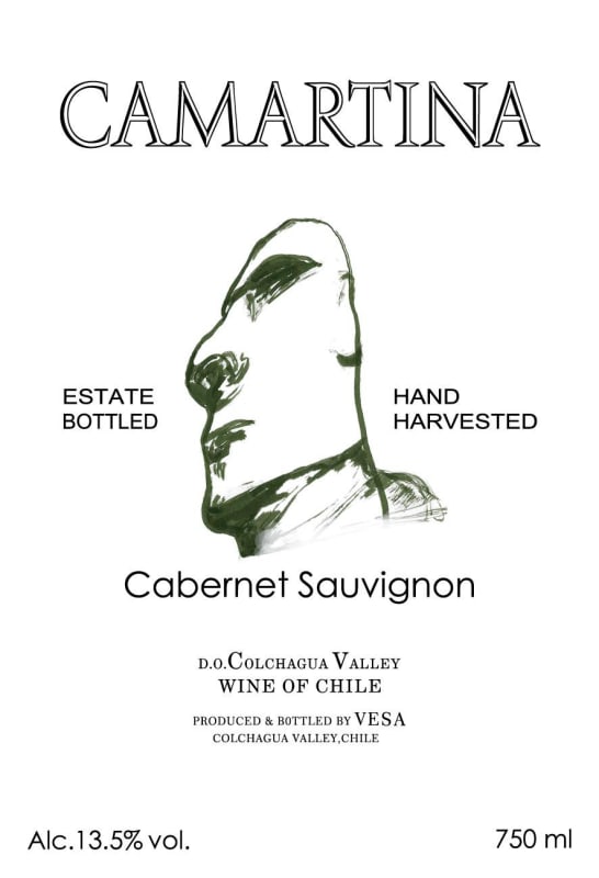 Estampa Camartina Cabernet Sauvignon 2015 Front Label
